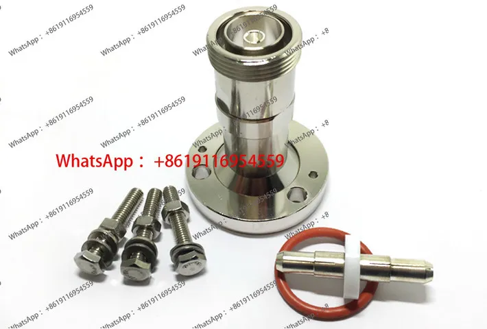 IF45/DIN-K adapter EIA7/8 flange to 7/16DIN female/L29 high power connector adapter