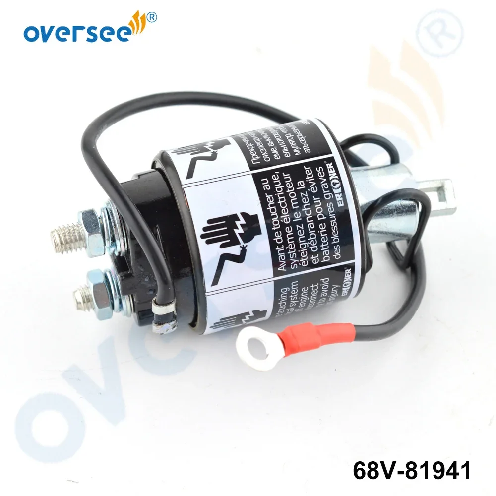 68V-81941 Starter Relay Assembly for Yamaha 4 Stroke 75HP 90HP 115HP 68V-81941-02-00