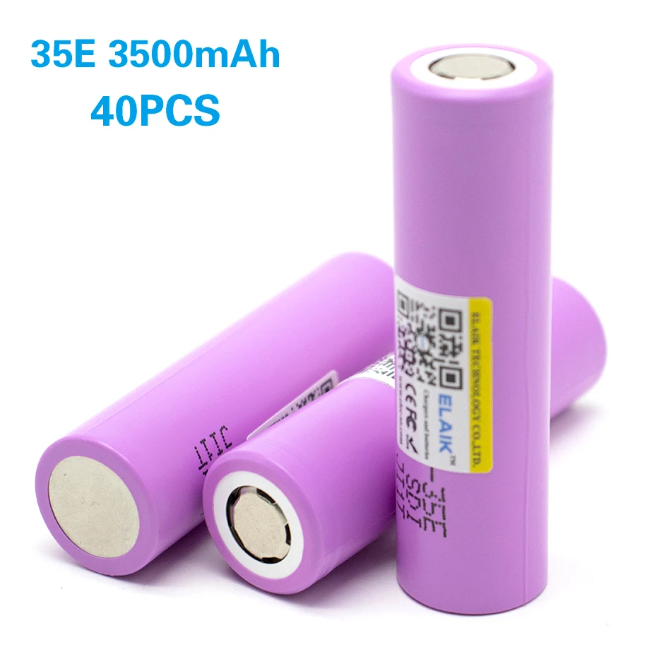 INR18650-35E 3.7V 3500mAh Max 13A Discharge Power Battery For Mobile power,Flashlight batt für Elektrische werkzeuge Taschenlamp