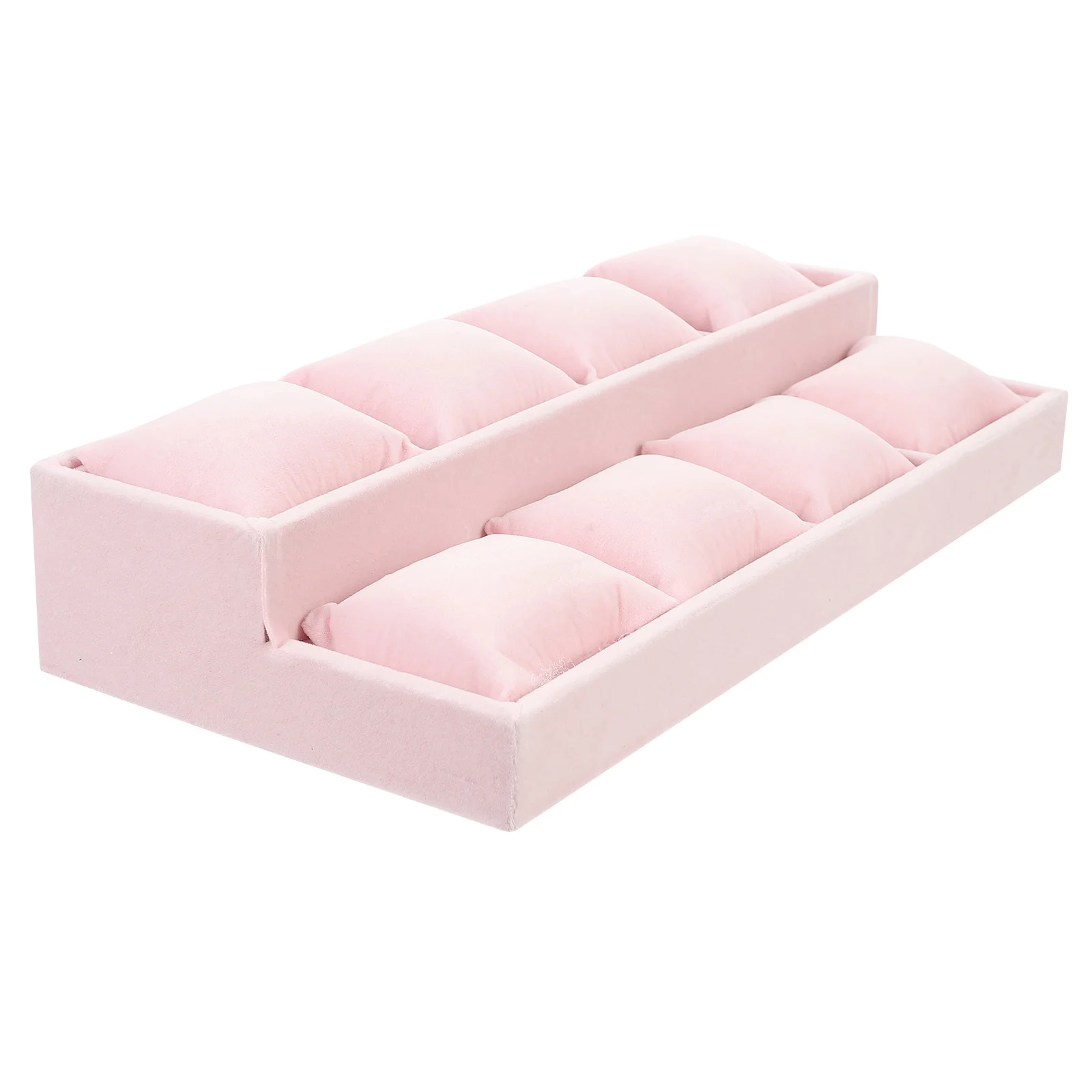 

Creative Jewelry Display Tray Storage Organizer Watch Bracelet Bangle Gift Multi Compartment Lightweight Party