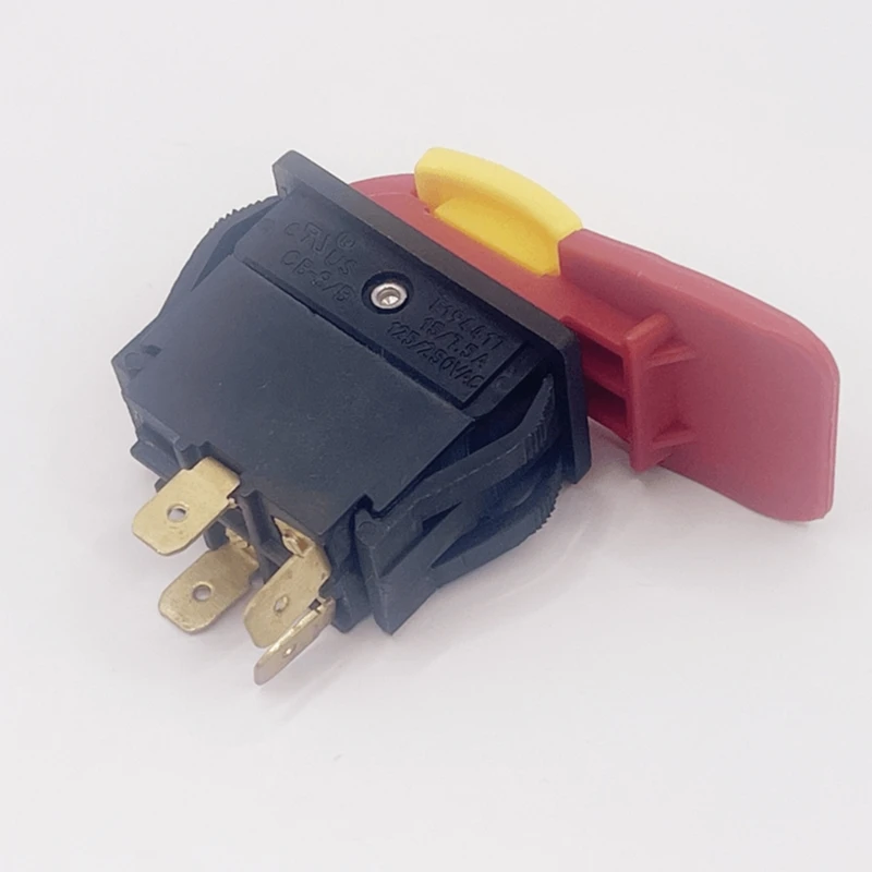  High Strength HY18 Electric Tool Button Switches With Safety Lock Suitable for Craft Enthusiasts and Professional
