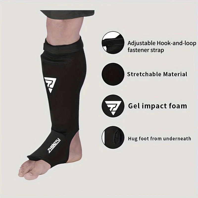 Boxing MMA Instep Ankle Protector Foot Protection , TKD Kickboxing Pad , Muaythai Training Leg Support Protectors.