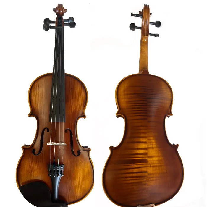 

Best Professional 1/8 1/4 2/4 3/4 4/4 All Solid Wood Violin Instrument With Case Maple Back/Side Material