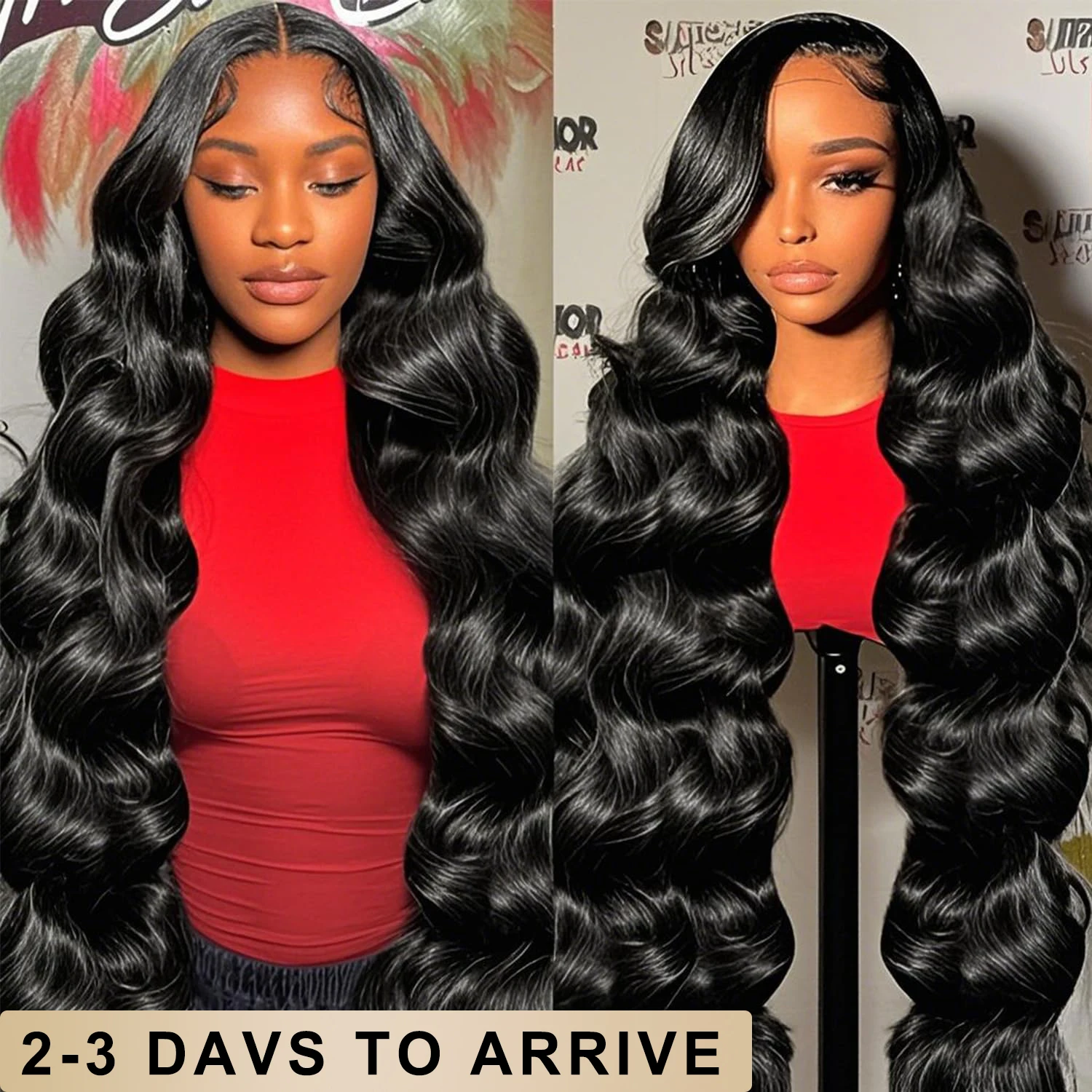 

250 Density 360 Body Wave Lace Front Human Hair Wigs 13x4 13x6 HD Lace Frontal Wig Brazilian 38 Inch Pre Plucked Human Hair Wig