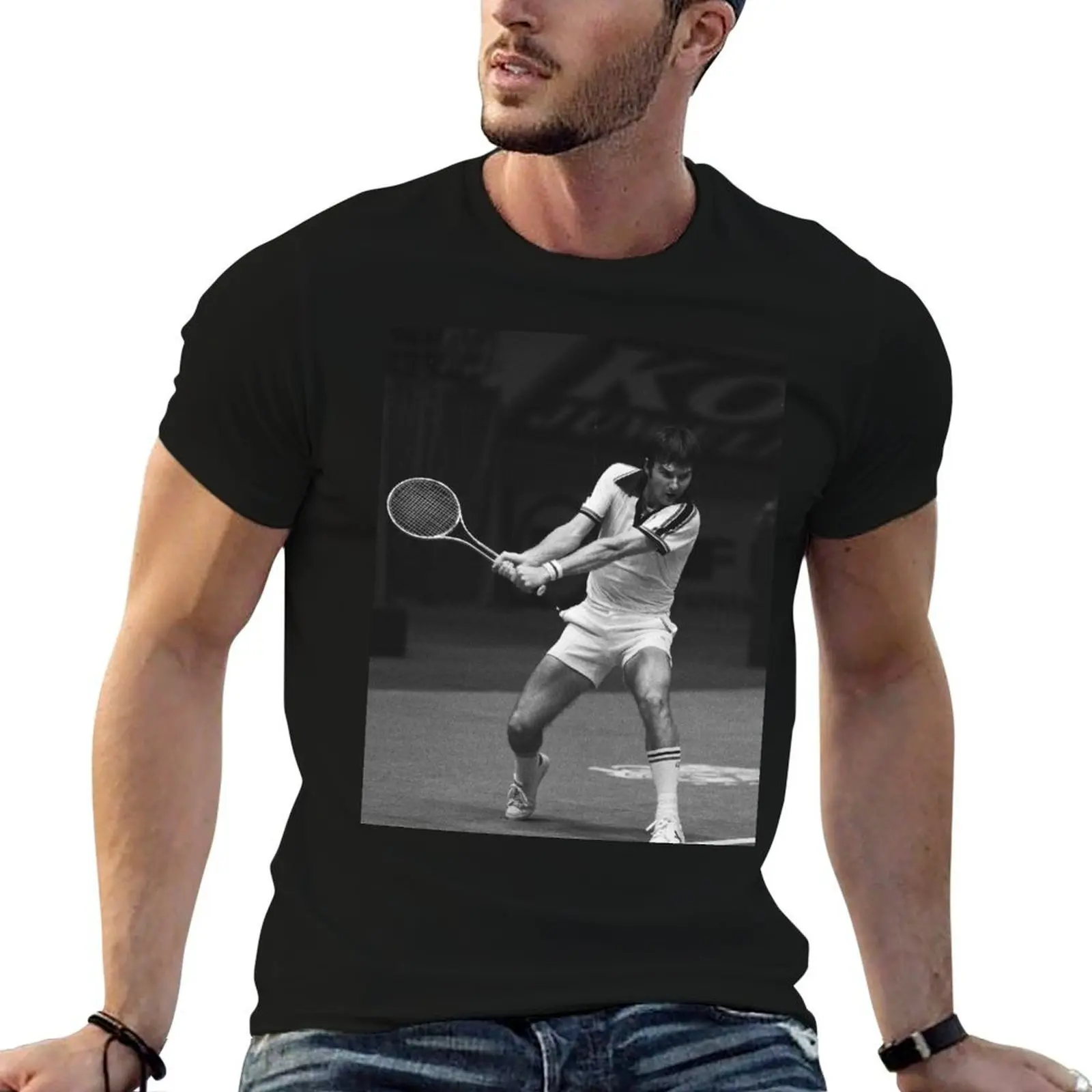 Jimmy Connors 4: Jimbo The Brash Basher of Belleville: Tennis Legend T-Shirt