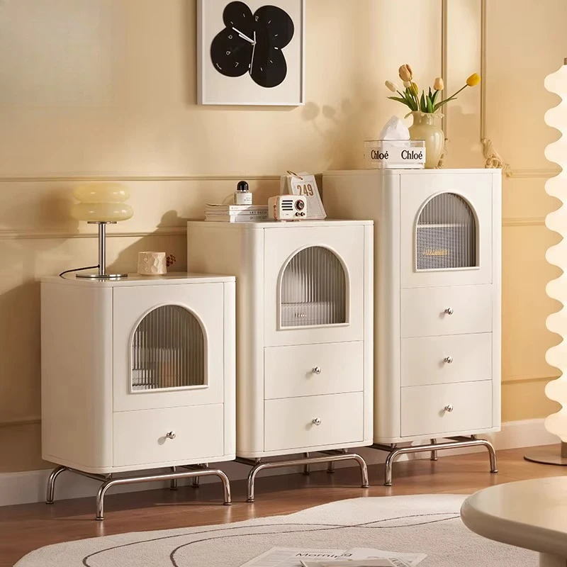 Bedroom, bedside, multi-layer storage, chest of drawers, living room, wall locker