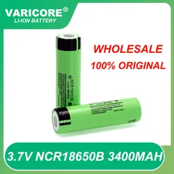 Wholesale 100% New Original NCR18650B 3.7 v 3400mah 18650 Lithium Rechargeable Battery For Flashlight batteries Tax Free