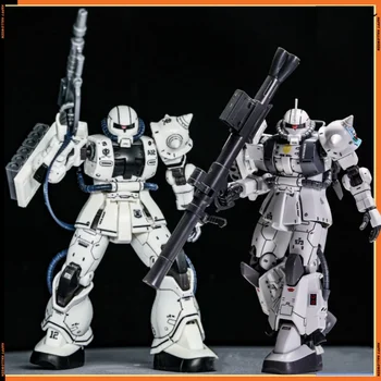 XINGDONG HG 1/144 조립 모델 키트, 화이트 울프 MS-06R-1A 자쿠 2 송용젠 컬렉션 액션 피규어 로봇 플라스틱 모델 장난감