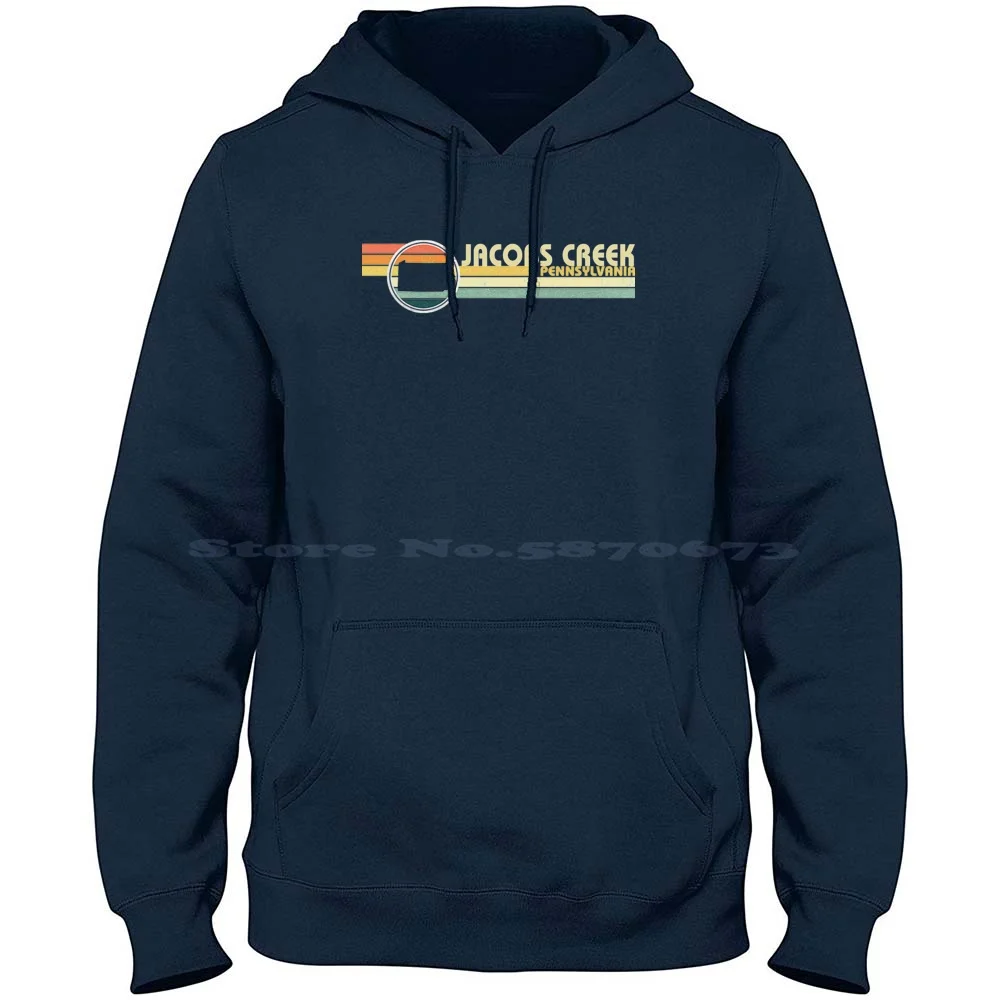 

Jacobsss Creek Pennsylvania Vintage 1980S Style Active 100% Pure Cotton Hoodie Tshirt Streamer Gaming Jacobs Gamer Duck Honk