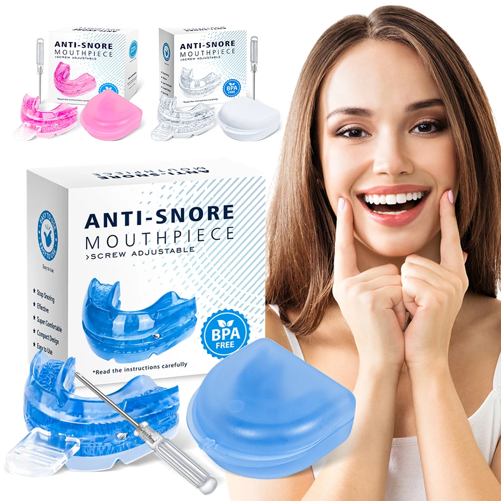 Adjustable Anti Snoring Mouth Guard Anti-Snoring Mouthpiece Sleeping Devices Bruxism Snoring Stopper Improve Sleep Mouthpiece