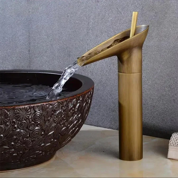 

DurableAll-copper Wine Glass Faucet Basin Washbasin Washbasin Hot And Cold Faucet Bathroom Basin Faucet