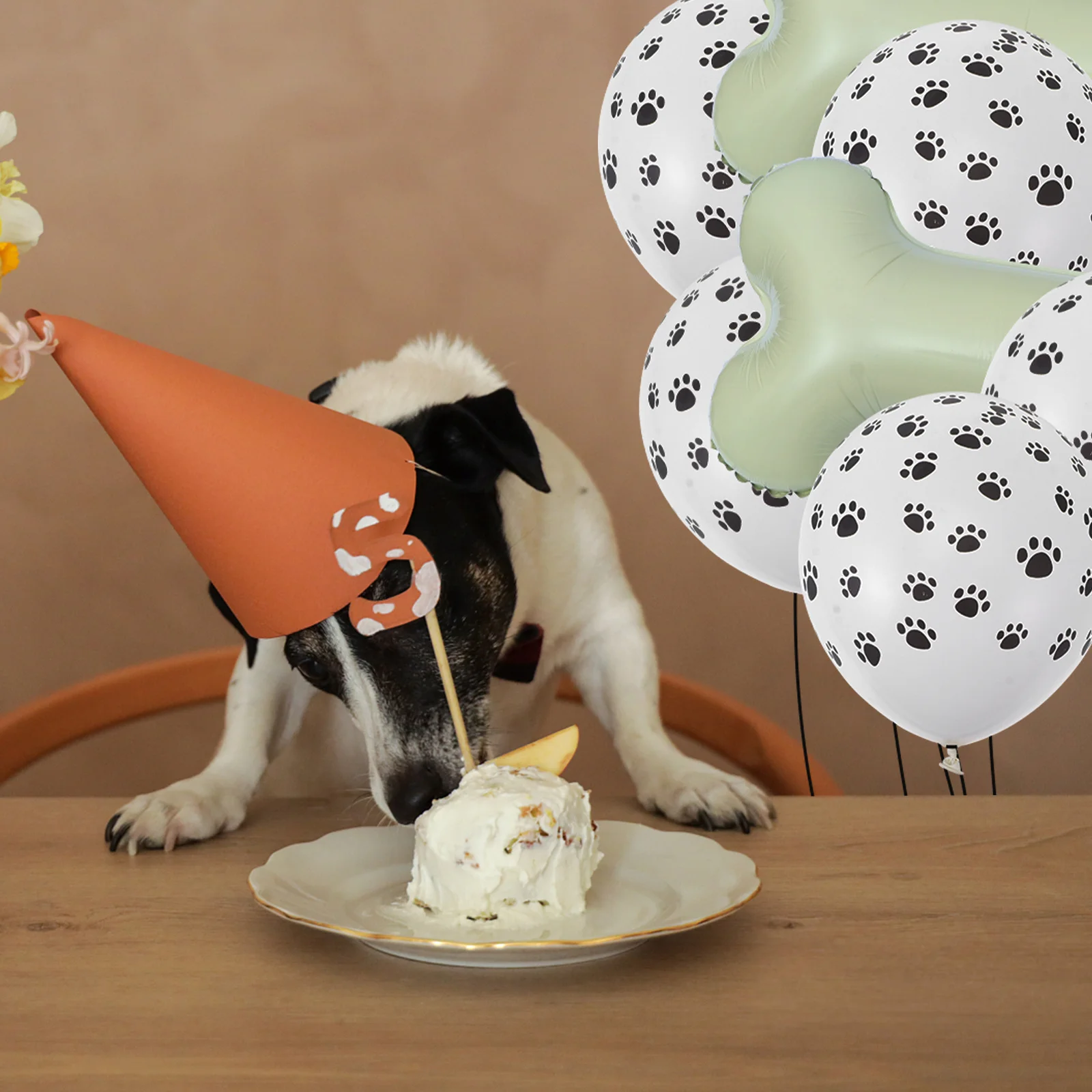 

1 set Dog Balloons Bone Shaped For Pet Bone Shaped Balloon Birthday Party Decor Scene Balloon Birthday Balloons Set