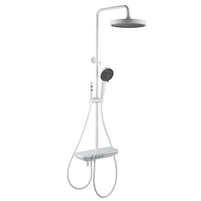 

All copper music button LED digital display shower, thermostatic shower set