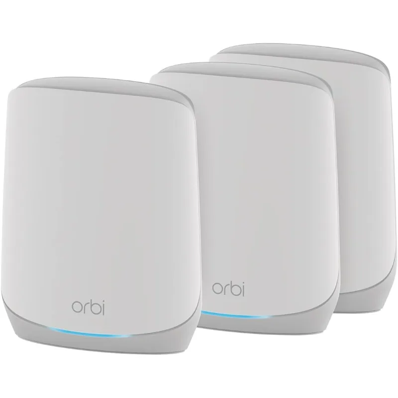 Orbi Whole Home Tri-Band Mesh WiFi 6 System (RBK753P)  Coverage up to 7,500 sq. ft. - 75 Devices - AX5200 802.11ax