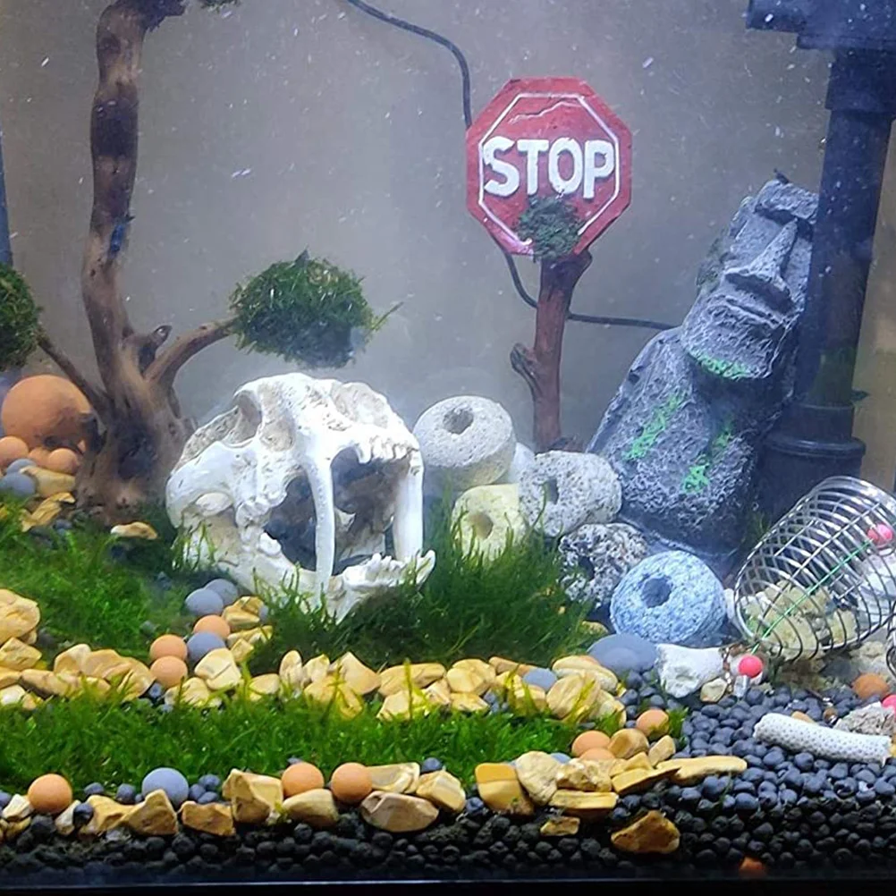 

Fish Tank Decorations Aquarium Landscaping Ornament Water Filtration Ceramic Ball