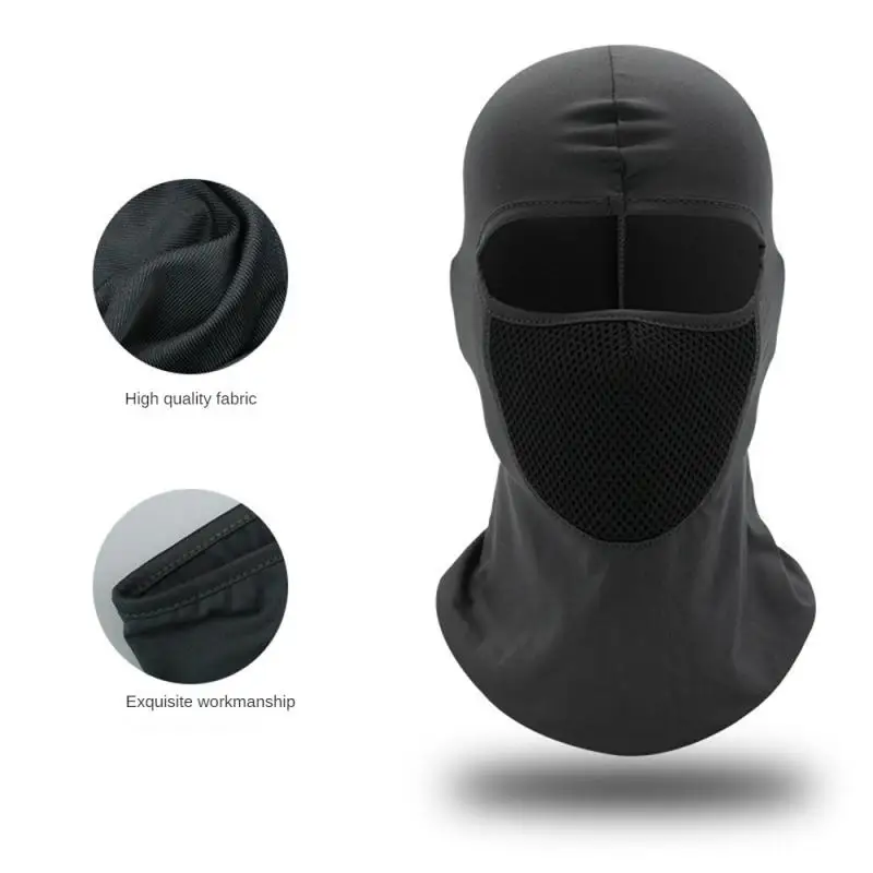Full Face Mask Breathable Motorcycle Balaclava Dustproof Windproof Motorcycle Helmet Hood Casco Moto Headgear Cycling Bike Scarf