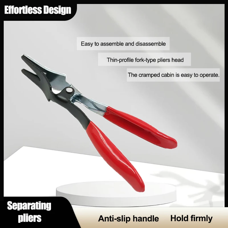 Straight Hose Clamp Pliers, Automotive Water Pipe Separation Pliers, Flat Jaw Non-slip Auto Repair Removal Hand Tool