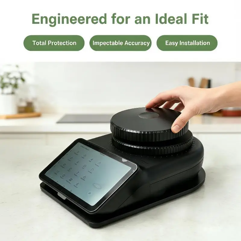 Food Grade TM7 Compatible Silicone Weighing Scale Cover Anti-Dust Protective Lid for Kitchen Bakery Commercial Use