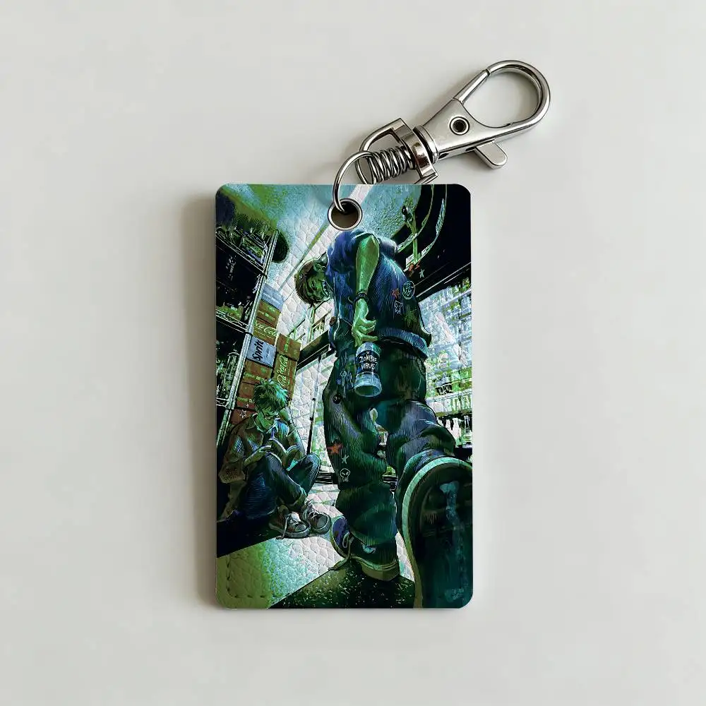 Cool The E-Eltingville C-Club Card Holder Men And Womenn Universal Antirust Keychain Learther Access Drop Key Tag Ring
