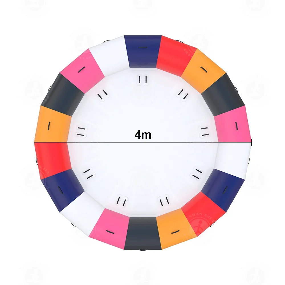 

Надувная водная игрушка на заказ: Вращающаяся плавучая надувная лодка-дискотека с 8 местами для водных видов спорта