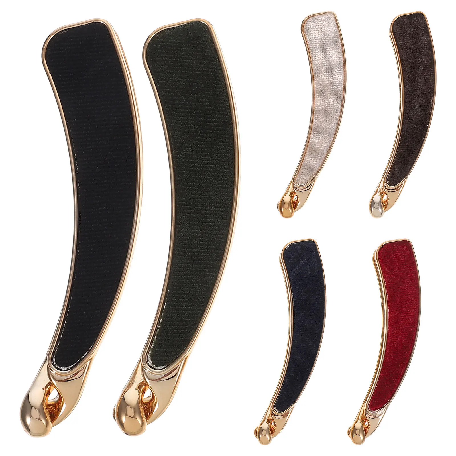 

6Pcs Banana Hair Clips Strong Tension Stylish Ponytail Holder Portable Hair Clip Claw for Working Beach Party Updo Ponytail Clip