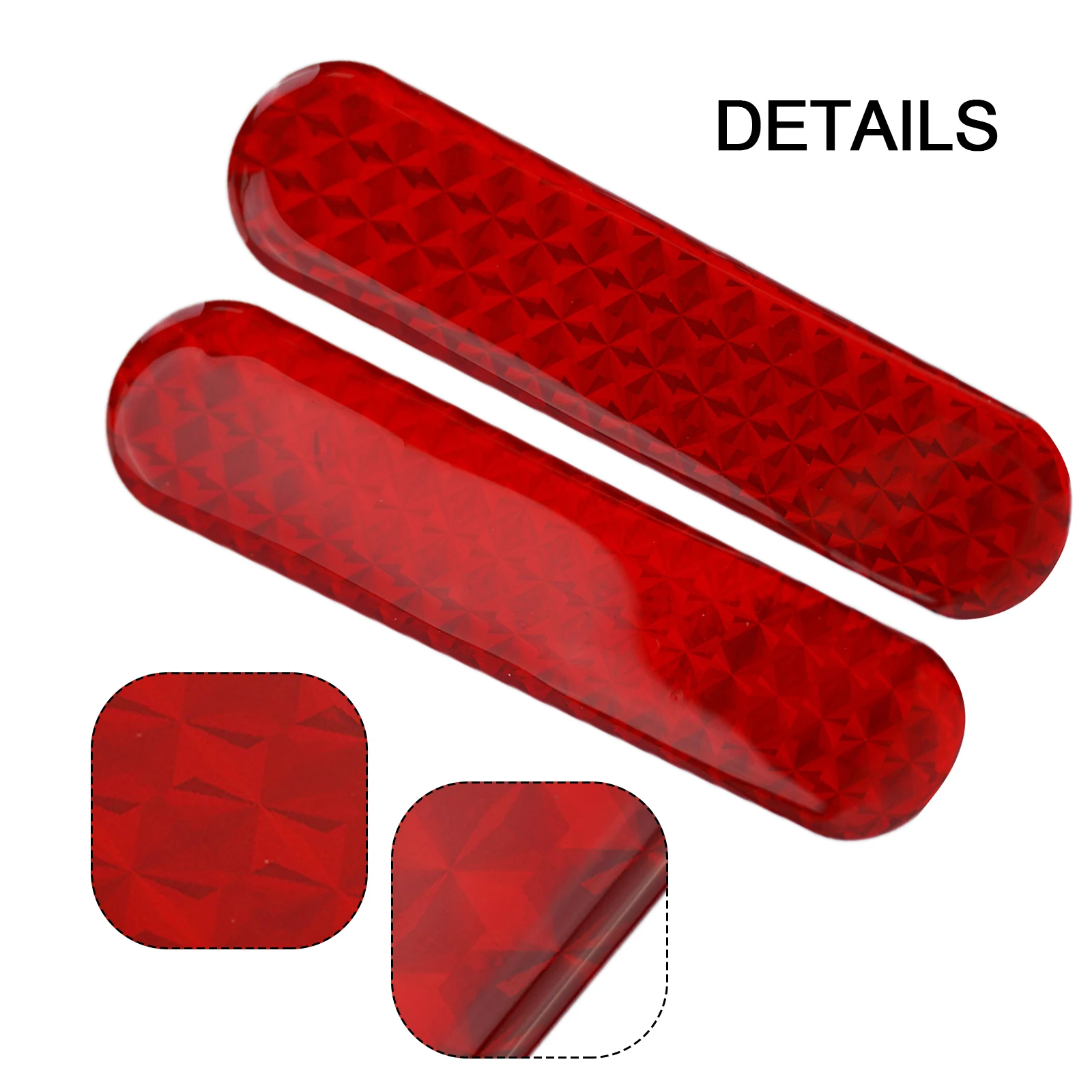 자동차 바퀴 눈썹에 대 한 새로운 유용한 자동차 스티커 데칼 2 * 자동차 장식 장식 에폭시 + PVC 반사 반사 테이프