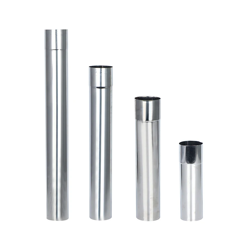 20cm/30cm/40cm/50cm Stainless Steel Stove Pipe Chimney Stove Boiler Exhaust Pipe Flue Liner