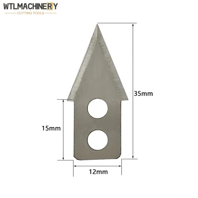Imagem -05 - Auto Lâminas de Estratificação da Máquina Laminador do Filme Lâmina de Corte Aço Carbono Aço do Tungstênio 35x12 mm 10 Peças