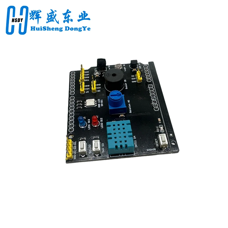 Плата датчика 9 в 1, многофункциональная Плата расширения DHT11 LM35, температурная влажность для Arduino UNO RGB, фотомагнитола с ИК-приемником