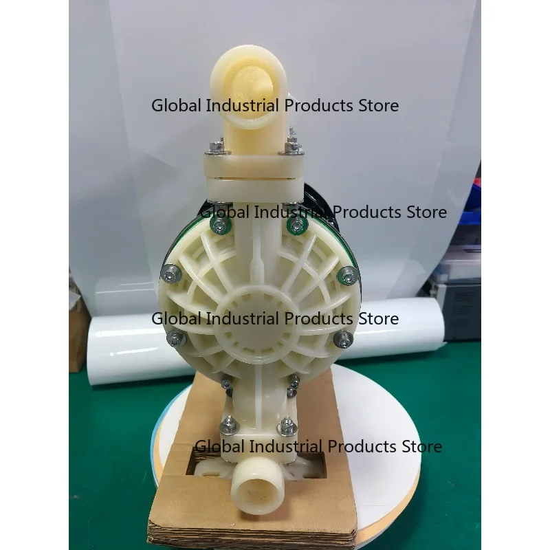 

1.5 Inch PVDF Pneumatic Double Diaphragm Pump Cost-effective with PTFE Diaphragm for Chemical Transfer And Industrial Use