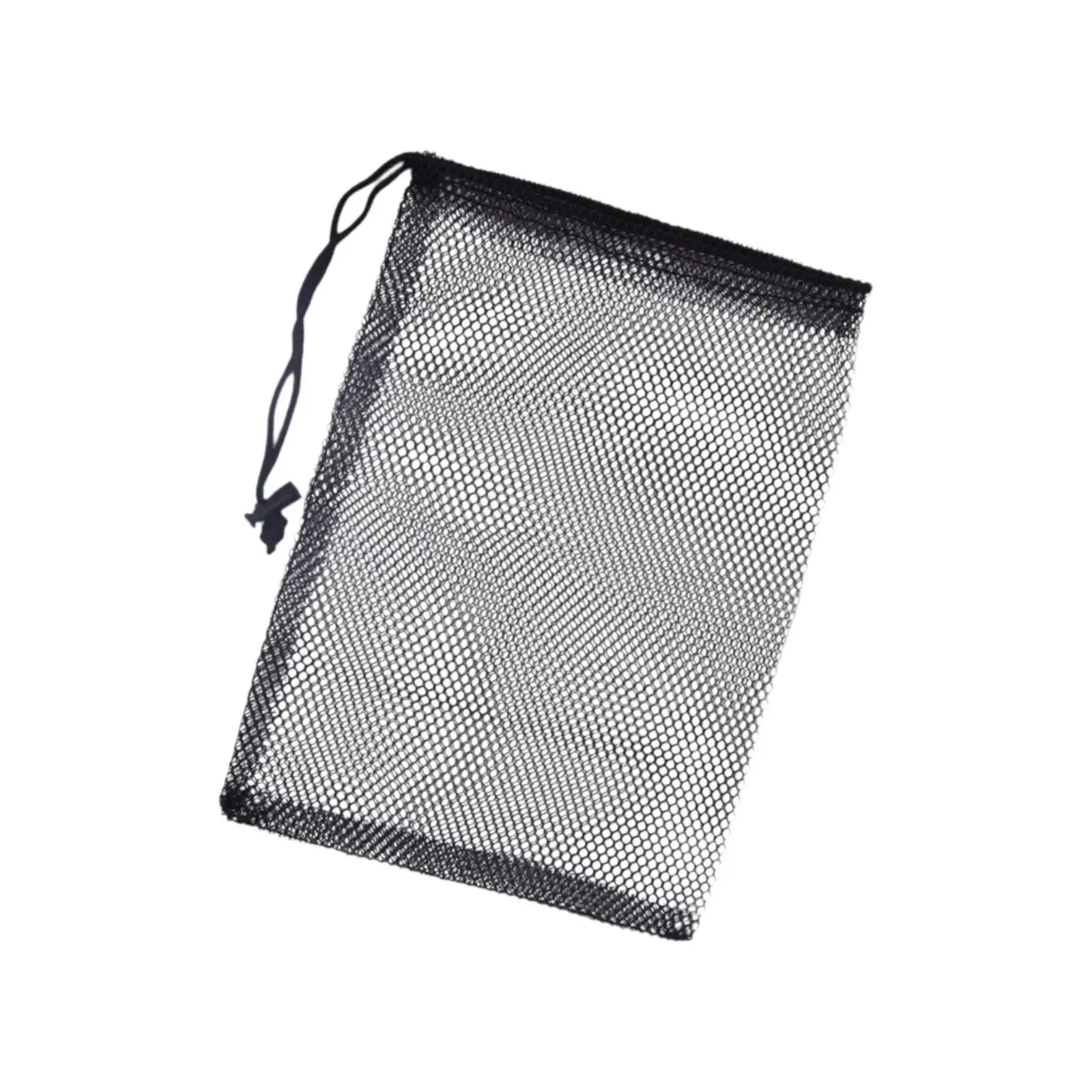 Golf Ball Mesh Bag Drawstring Pouch Organizer Multi Purpose Net Pouch Storage Portable Nylon for Shower Diving Beach Sports