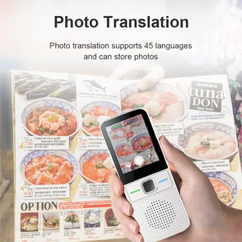 2.4 Inch Offline Voice-Translator Smart Portable 137 Language Real-time Translator Without Internet Inter-Translation Machine