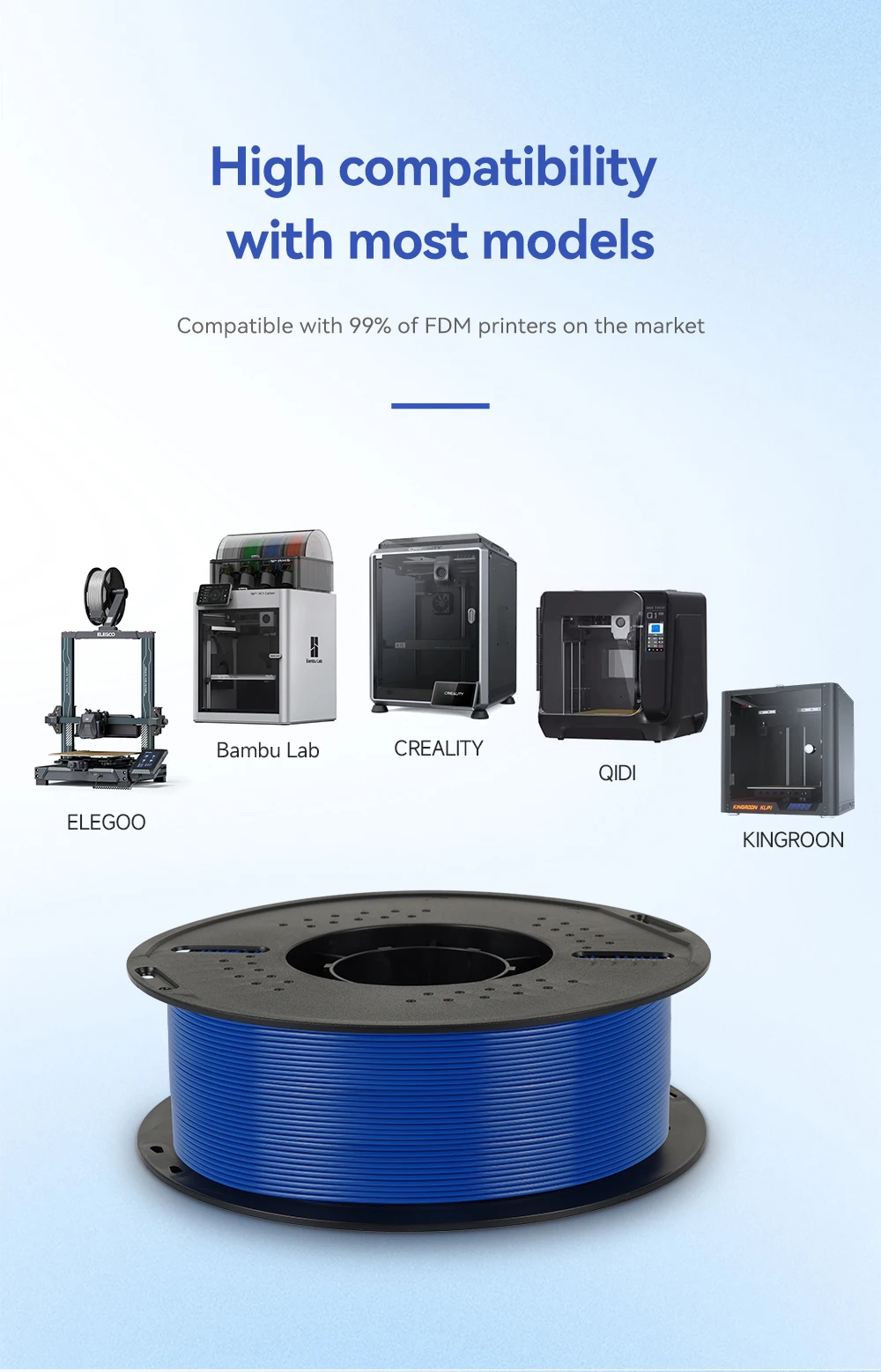 KEEPANG 5 kg PETG 3D-Drucker-Filament, 1,75 mm, hohe Zähigkeit, ordentlich gewickelt, 3D-Druckmaterial, DIY-Bastelwerkzeuge für 3D-Drucker – Detail 9