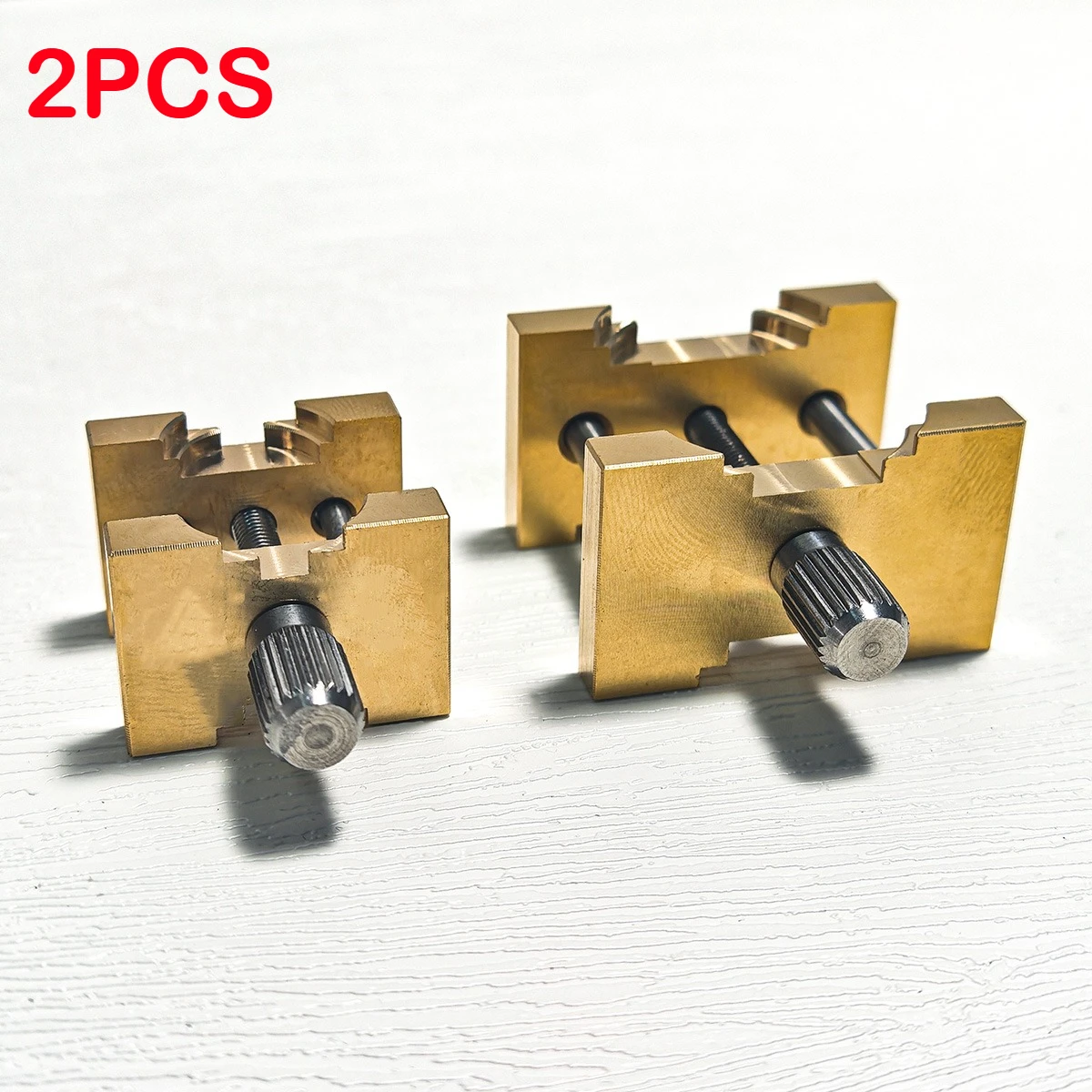 

2PCS Brass Watch Movement Holder Fixed Base Multi Function for Watchmaker Watch Clamp Watches Repair Tools