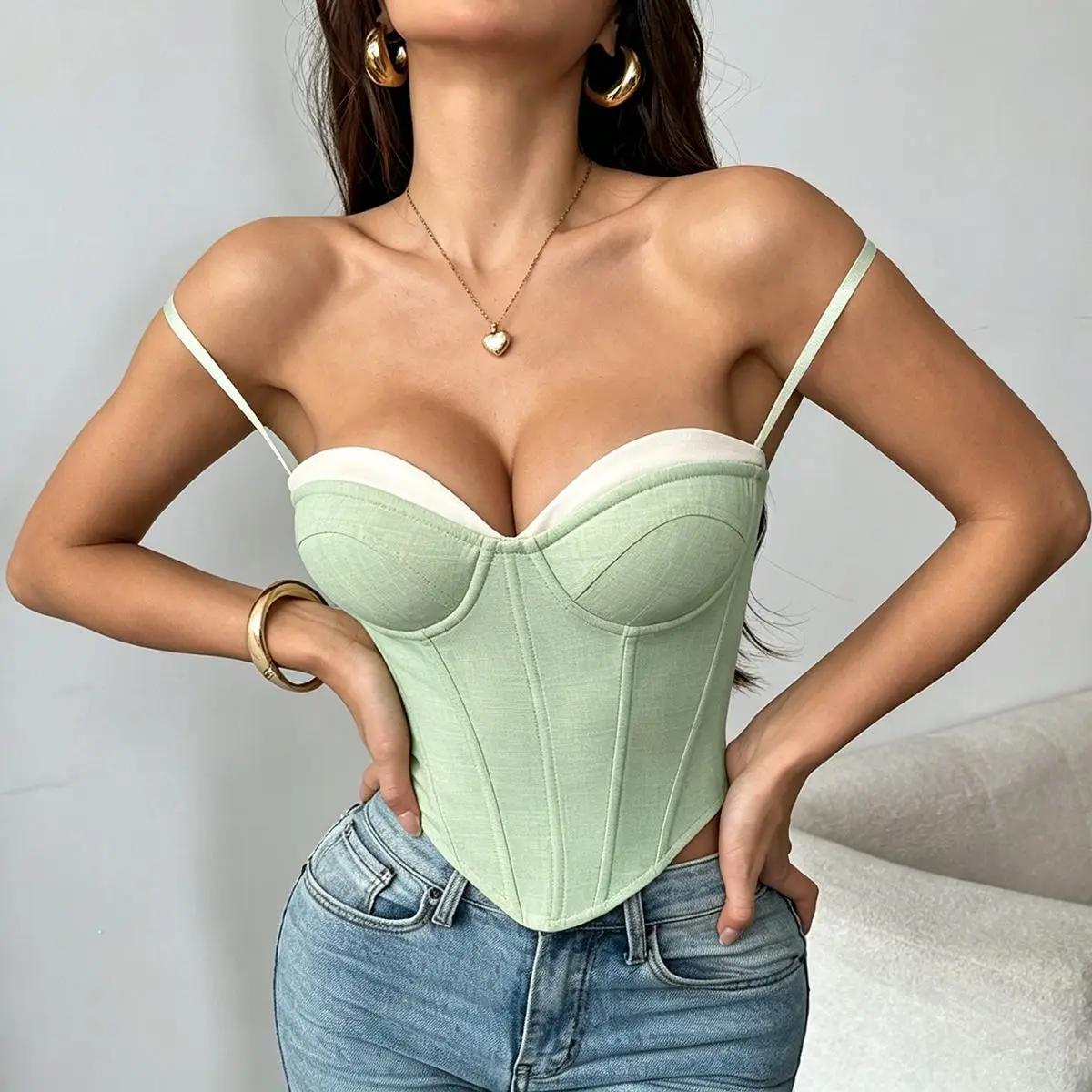 Women Sexy Bandage Top Elegant Ladies Push Up Strapless Tank Off Shoulder Corset Camis Elegant Ladies Vest Outfit