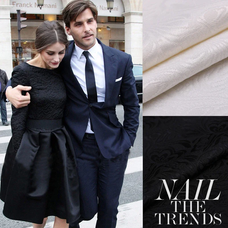 

Жаккардовая модная ткань, четкое платье, пальто, полиэстер, плотная хлопчатобумажная ткань, оптовая продажа, хлопковая ткань