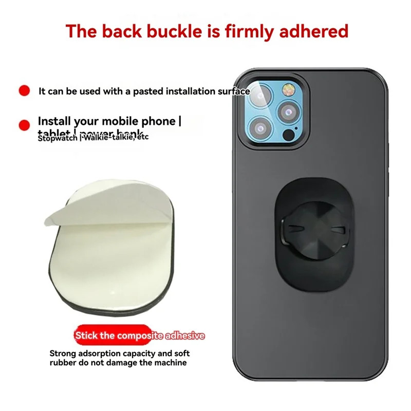 B48B-دراجة الكمبيوتر GPS عداد السرعة جبل قوس التصحيح الخلفي لدراجة الهاتف المحمول Garmin #5