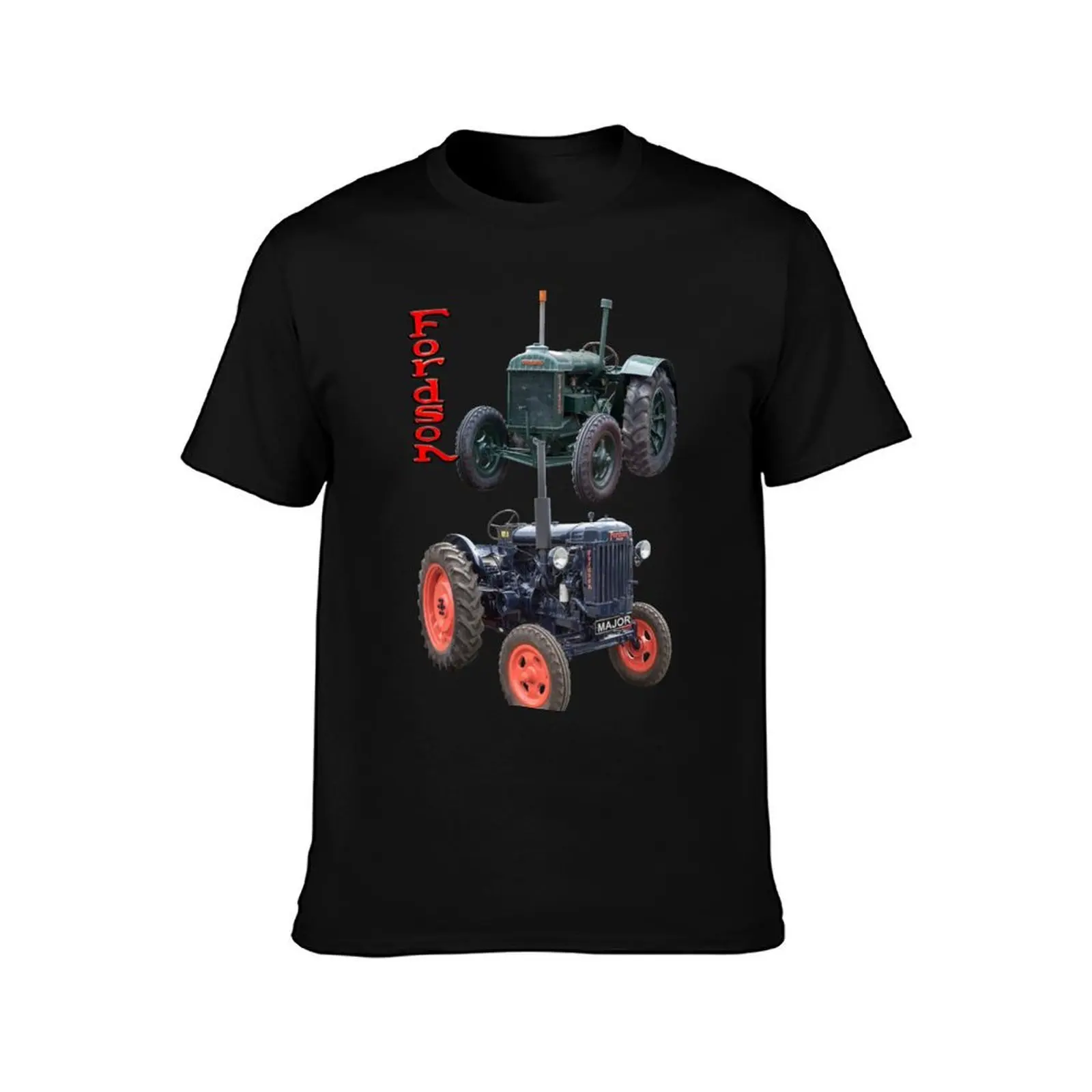 Vintage tractors Fordson Major and Standard N T-Shirt, Summer Casual Cotton Tee, Oversized Streetwear Tops, Unisex Men Women