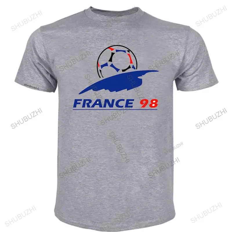 Camisetas de cuello redondo para hombre, Camisa de algodón con estampado francés 98, manga corta, estilo veraniego, a la moda, unisex