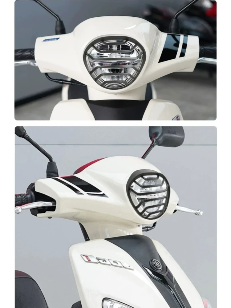 For Jog i PLUS Retro Hollow Headlight Guard Grille Anti-Impact Protective Cover Shield Lamp From Stone Scratches On Daily Rides
