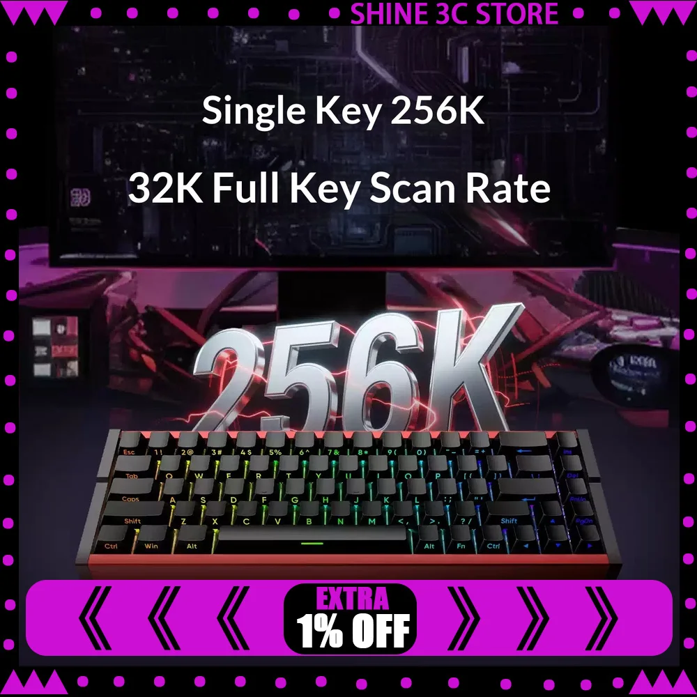 IROK MG68 Series Magnetic Switch Gaming Keyboard CNC Aluminum Rapid Trigger RGB Wired Wireless for PC Gamer