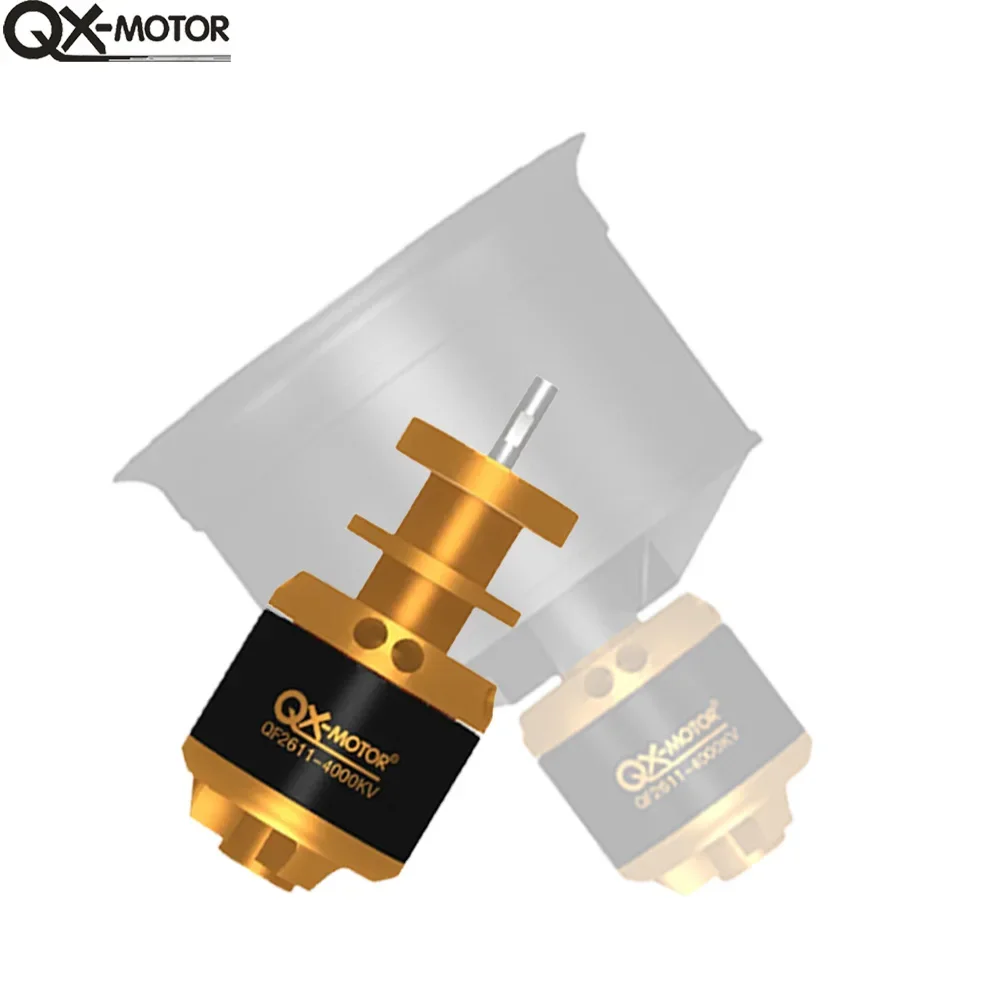 QX-MOTOR 12 blades Ducted Fan 50mm EDF QF2611 3300KV 4000KV 4600KV 5000KV 3S 4S Brushless Motor For RC Model Parts