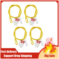 4Pcs DA32-00006W Refrigerator Defrost Temperature Sensor Replacement Thermostat for Samsung AP41336842 DA32-10105R