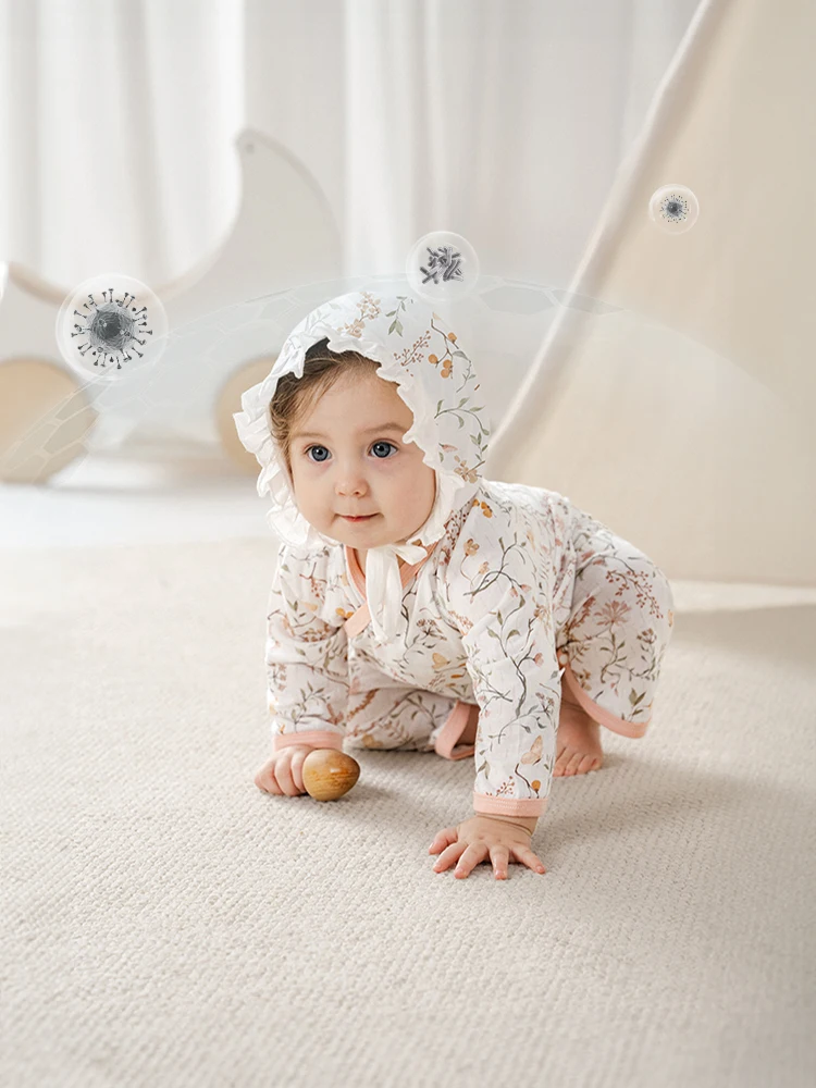 

Новый хлопковый комбинезон для новорожденных, осенне-весенний ромпер для малышей, одежда для девочек и мальчиков, цельный комбинезон для младенцев, домашняя одежда для отдыха