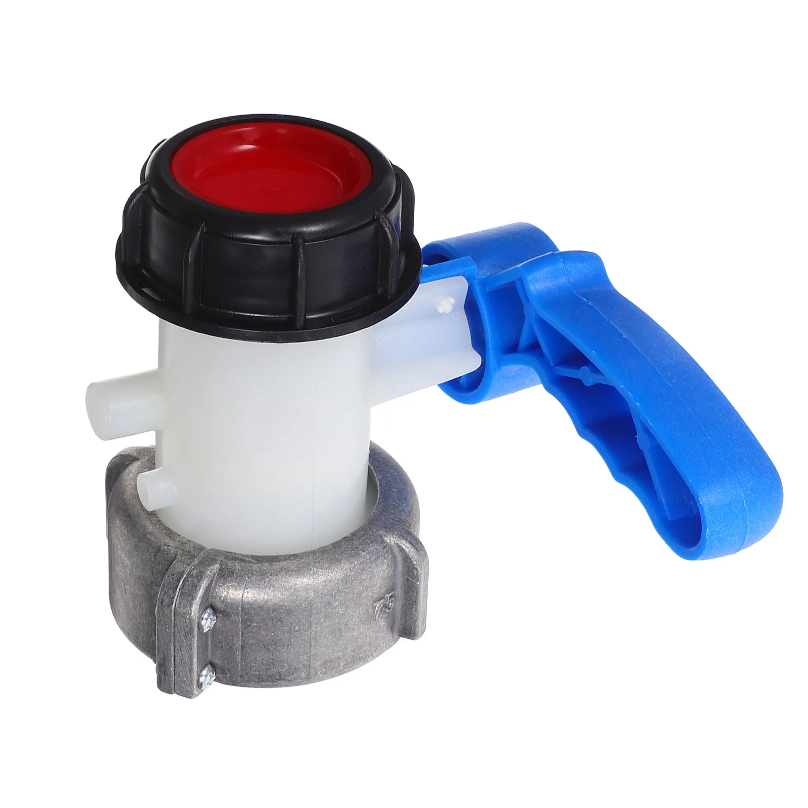 Dn50 Ibc Tote Valve Dual Mechanism 75Mm Drain Switch for 1000L Tank Industrial Agricultural Household Use Ibc