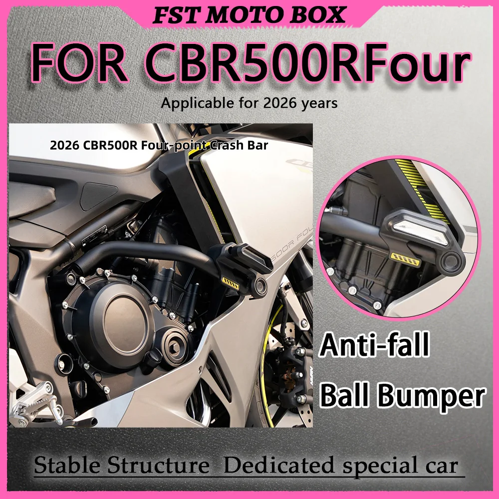 FOR High-Strength CBR500R FOUR Safety Load-Bearing Bumper Rustproof Crash Bar Engine Protection Part for Motorcycle Accessories