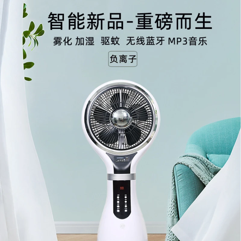 Circulating fan, household electric fan, indoor desktop fan, negative ion