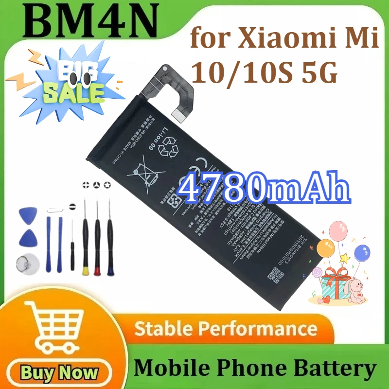 new-bm4n-battery-for-xiaomi-mi-10-10s-5g-high-quality-phone-replacement-mobile-phone-batteries-4780mah-tools