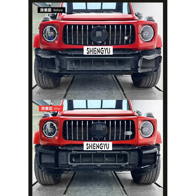 

Система кузова автомобиля G Class для W465 2025 Обновление в стиле A-M-G с решеткой для бровей для модификации