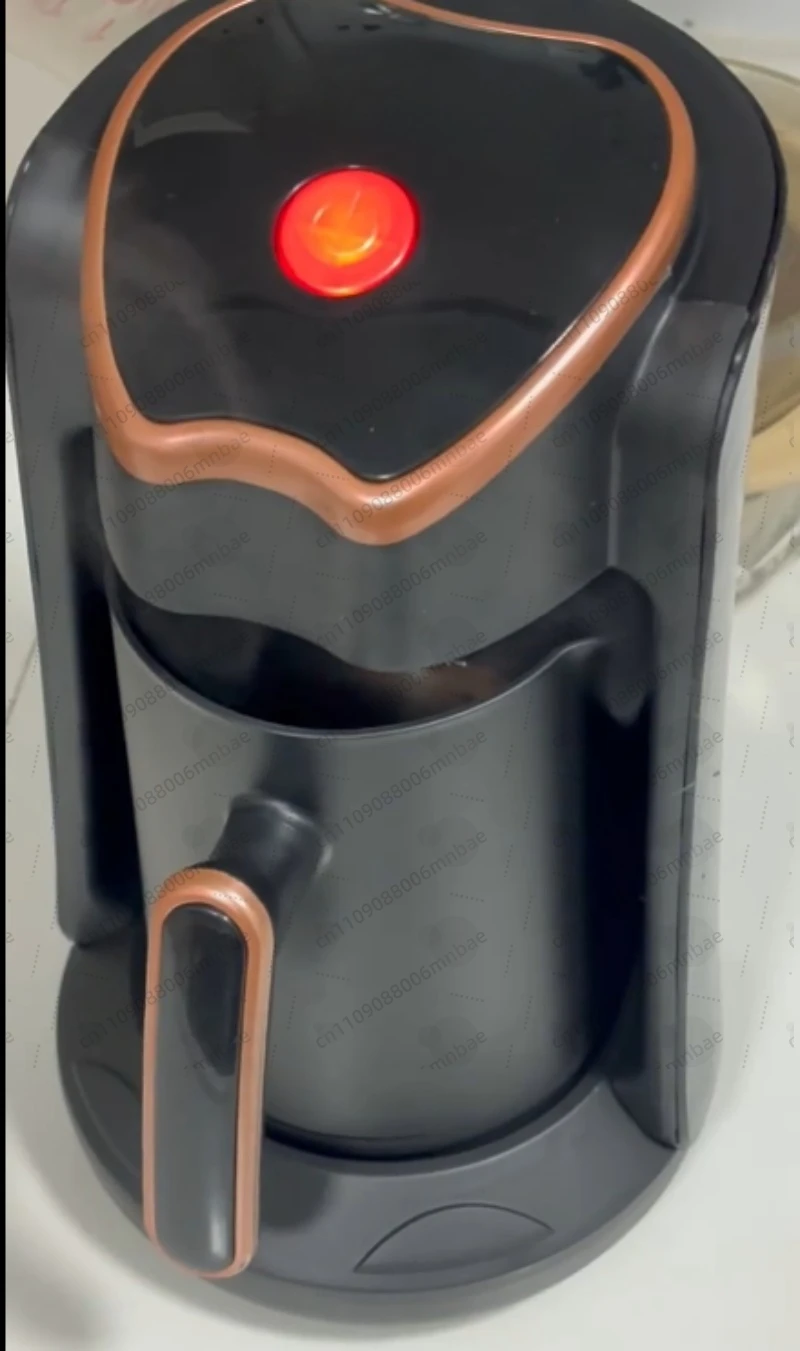 Electric Turkish Coffee Maker Machine with 250ml/1 Cup Coffee Pot Single Serve Espresso Maker 600W Heating Coffee Pot